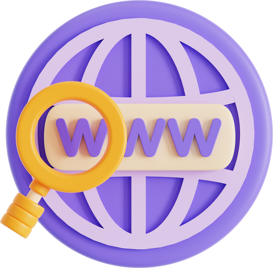 Web Searching 3D Icon