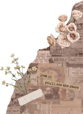 Vintage Paper Collage Art